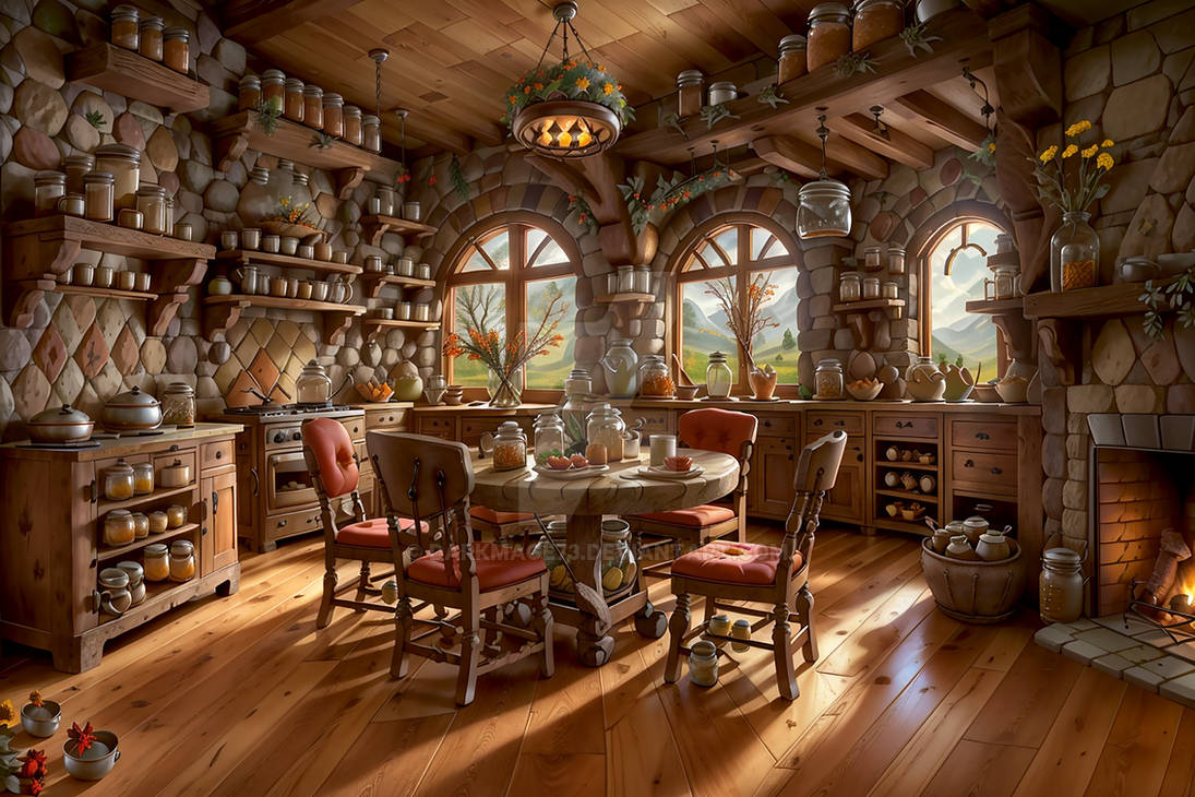 Hobbit Kitchen (8) by DarkMage73 on DeviantArt