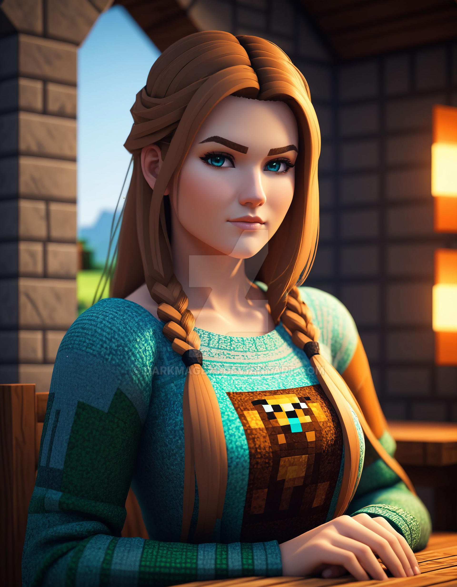 Girls Of Minecraft (14) by DarkMage73 on DeviantArt