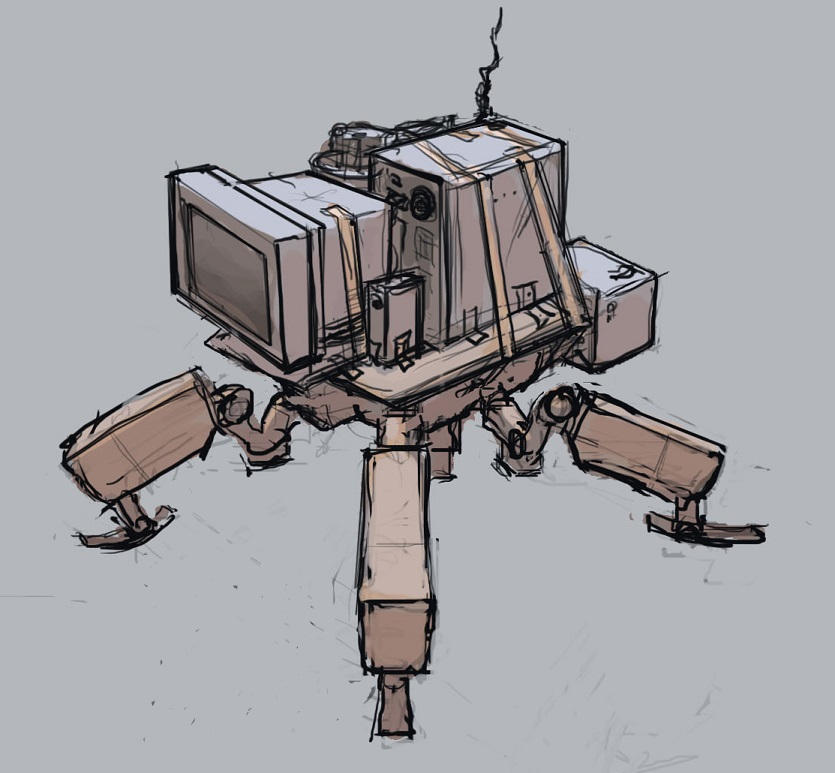 Junk Mech by EnemyDesign on DeviantArt