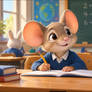 Mouse at the School