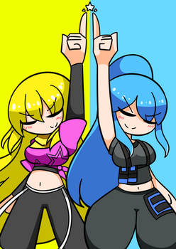 Lady7 and Sayaka: Rocking the world together