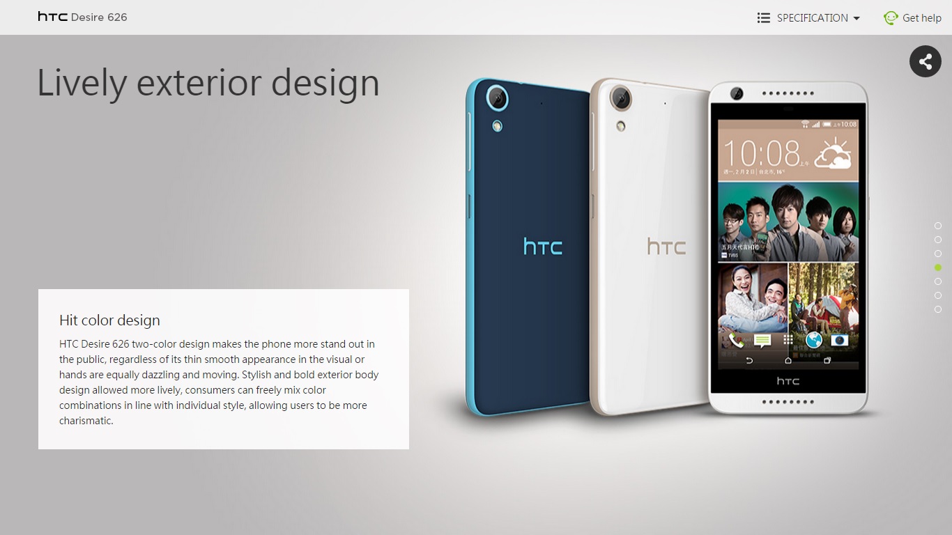 hTC  Desire 626