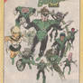 DC comic strip Who's who THE GREEN LANTERN CORPS