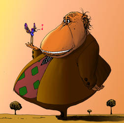 contemplateur obese by Chacartz