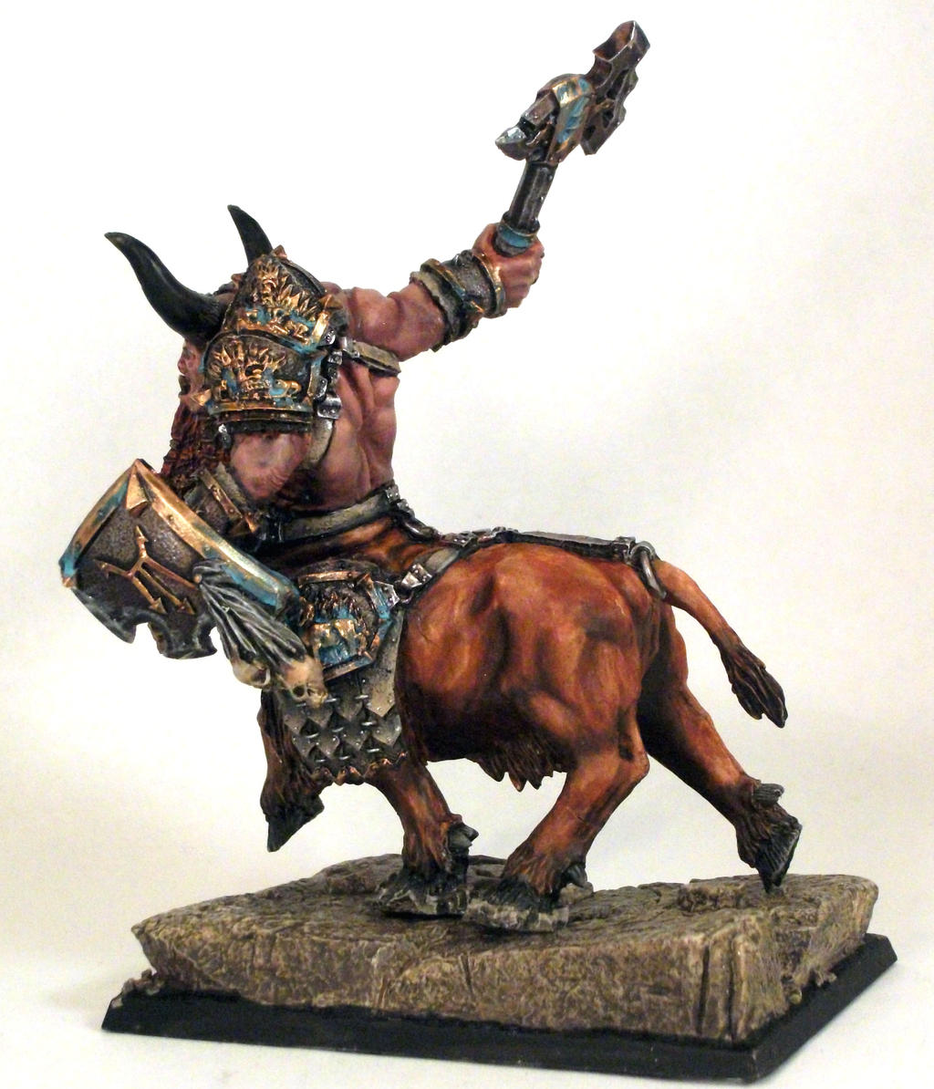 Chaos Dwarf Bull Centaur Renders By Toadpainter On Deviantart