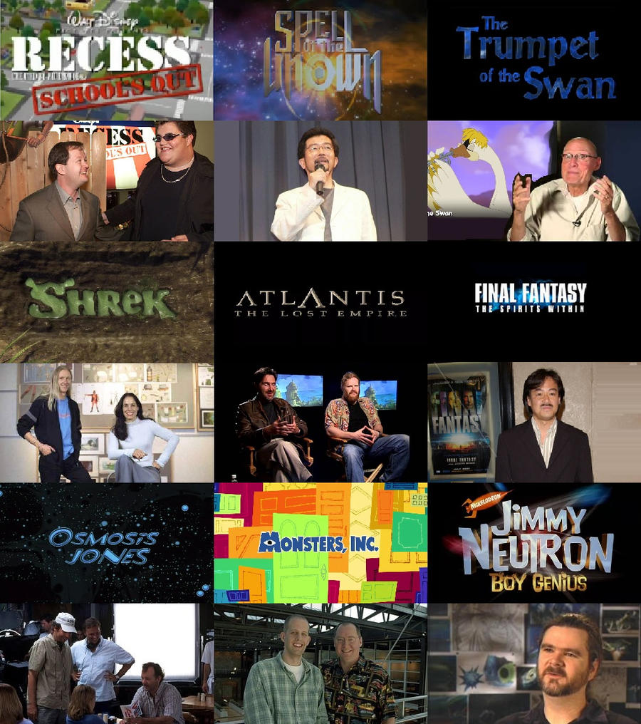Animation 2001's directors and title collage by zielinskijoseph on ...