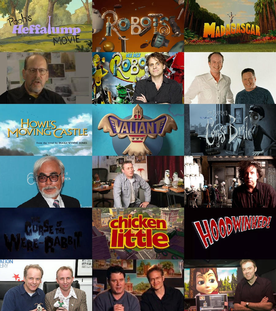 Animation 2005's directors and title collage by zielinskijoseph on