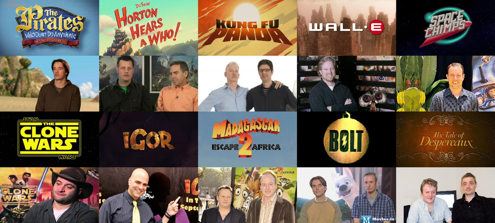 Animation 2008's directors and title collage by zielinskijoseph on  DeviantArt