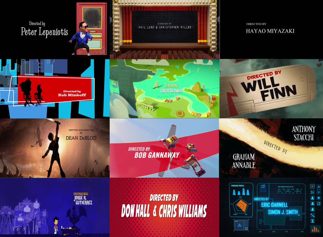 Animation 2014's DIRECTED BY collage by zielinskijoseph on DeviantArt