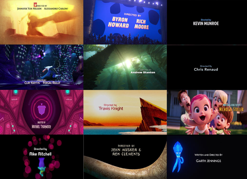 Animation 2016's DIRECTED BY collage by zielinskijoseph on DeviantArt