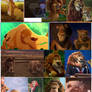 Fictional Lions in film versions