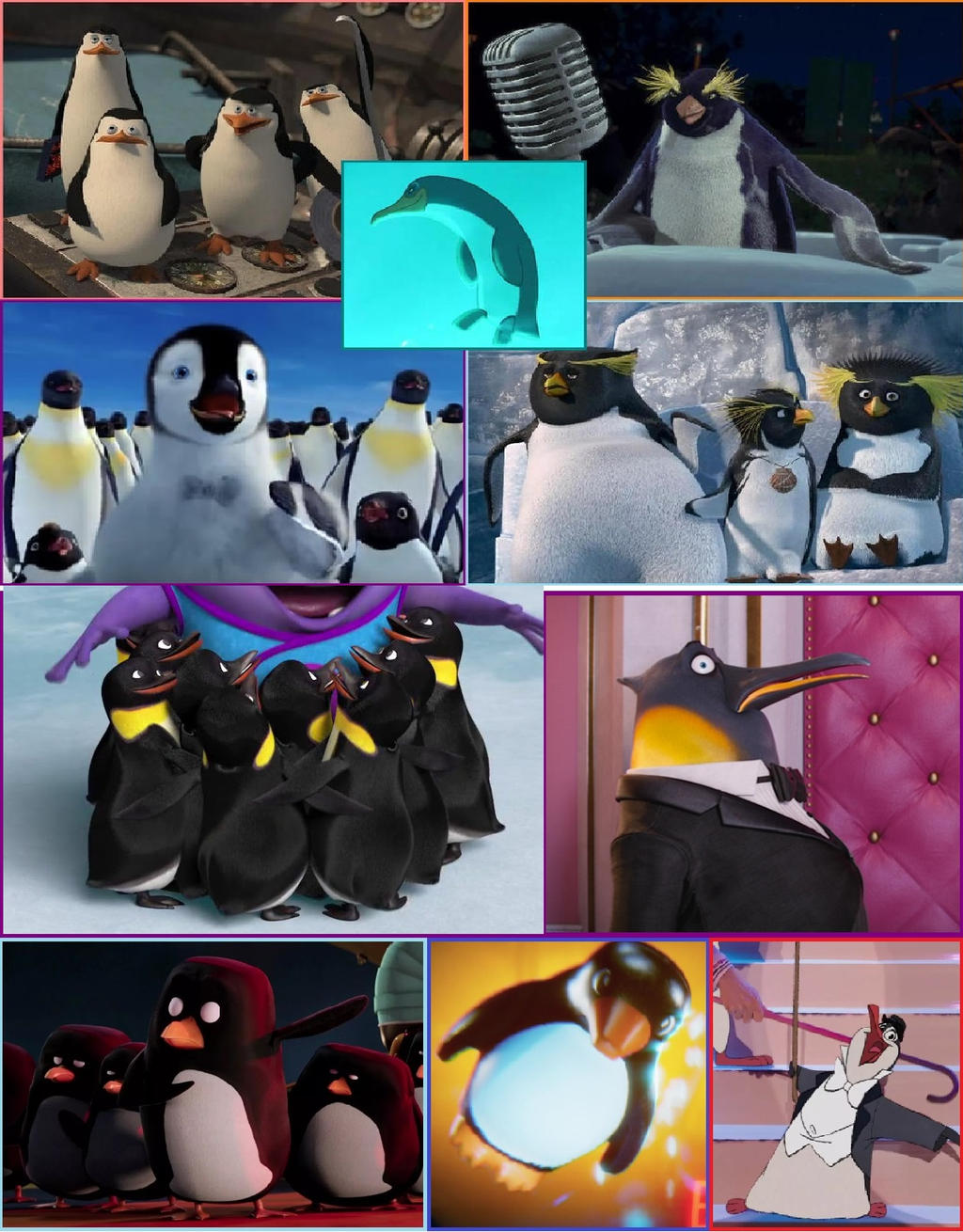 Fictional Penguins in each film version by zielinskijoseph on DeviantArt