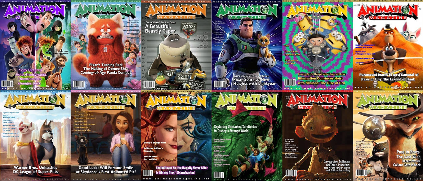 2022 Animation magazine collection by zielinskijoseph on DeviantArt
