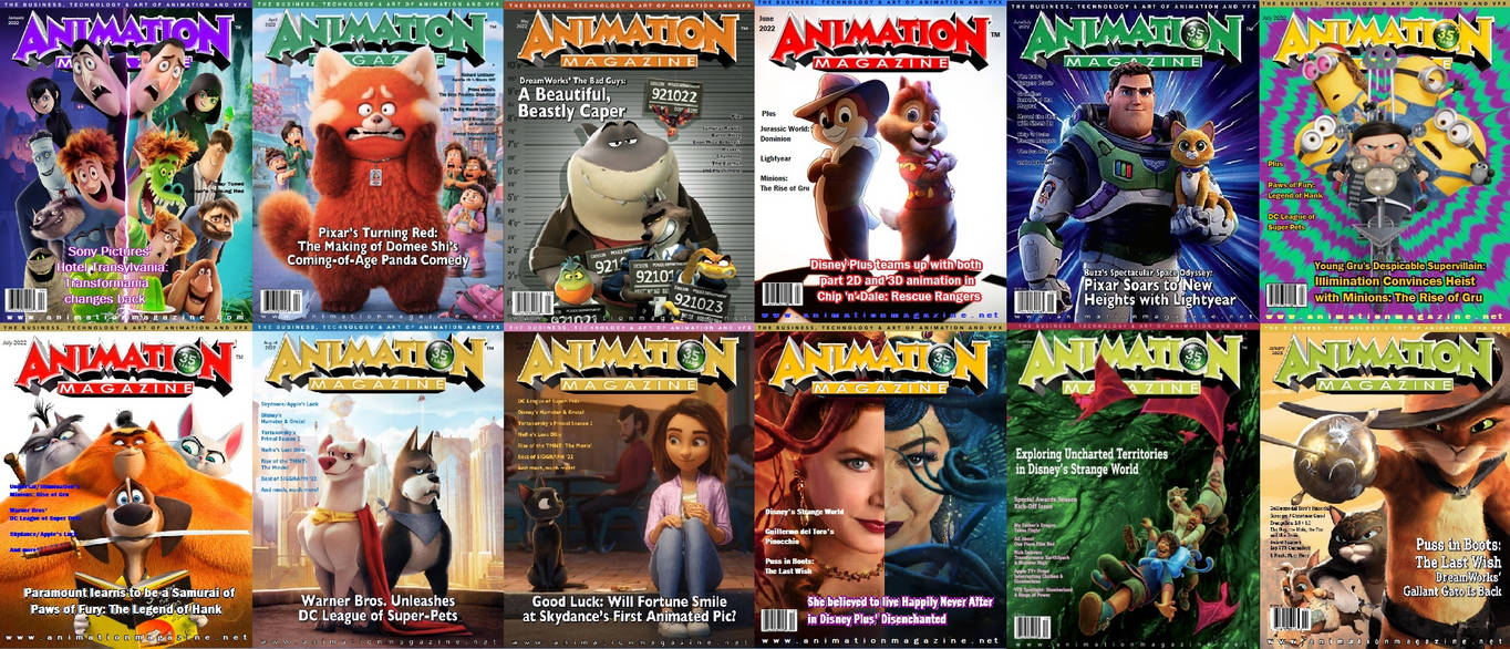 2021 Animation magazine collection by zielinskijoseph on DeviantArt