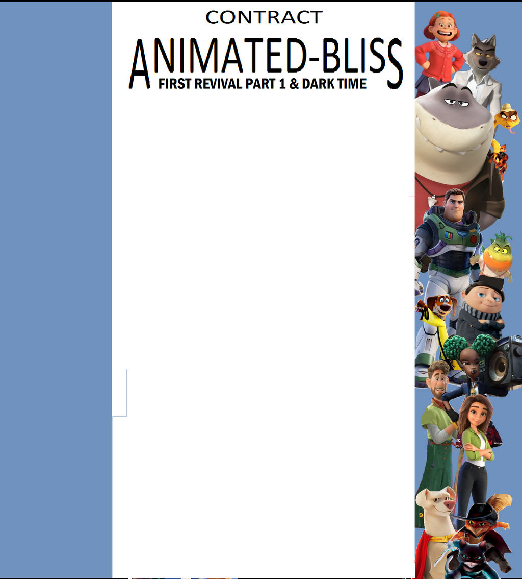 Sample Animation Contract 2022 animation contract by zielinskijoseph on DeviantArt