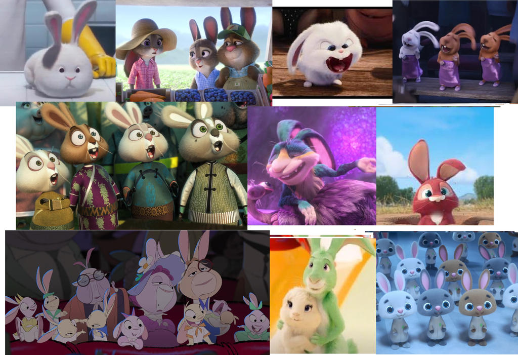 Fictional Rabbits in film versions by zielinskijoseph on DeviantArt