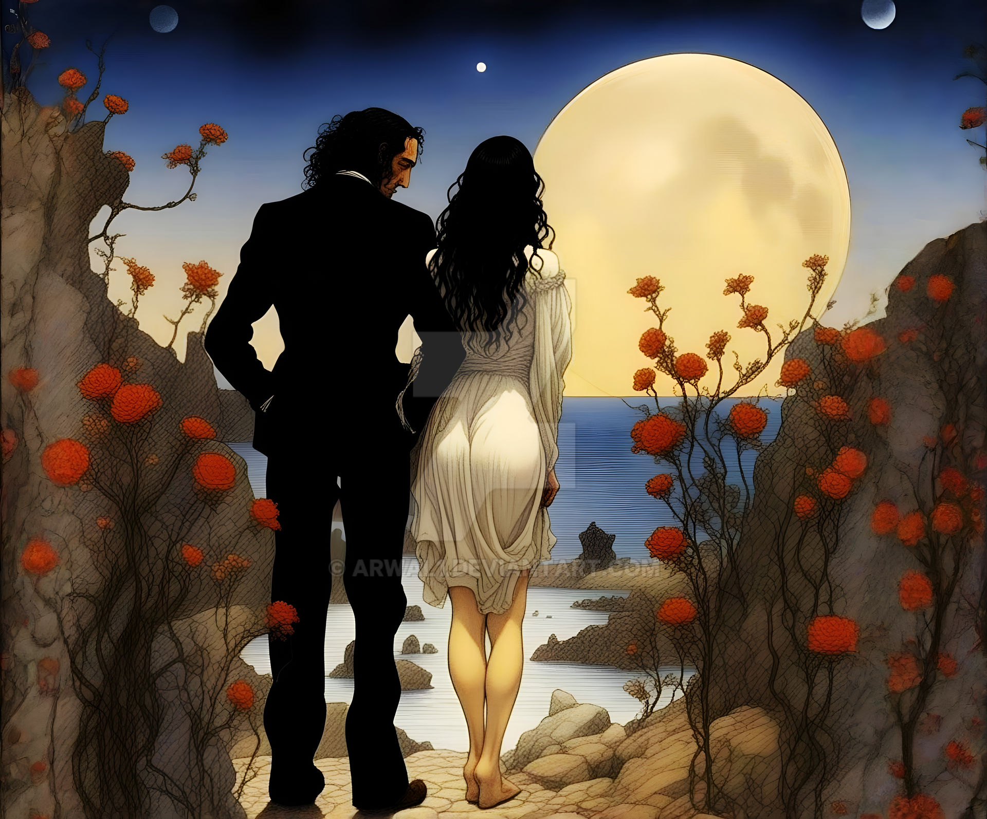 Romantic Deviantart Romantic Scene by ArwaL1 on DeviantArt