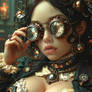 A steampunk beauty