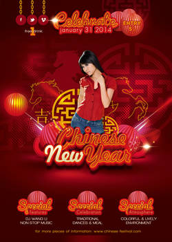 Flyer Celebrate Chinese New Year 2014