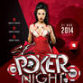 Sexy Poker Night Party In Club Flyer Template