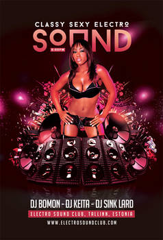 Classy Sexy Electro Sound Party In Modern Club