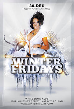 Weekly Fun Winter Friday Party In Club