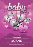 Baby Birth Announcement Flyer by n2n44