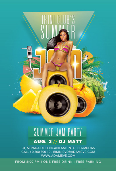 Summer Jam Flyer by n2n44