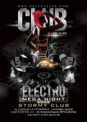 Electro Mega Night Party flyer by n2n44