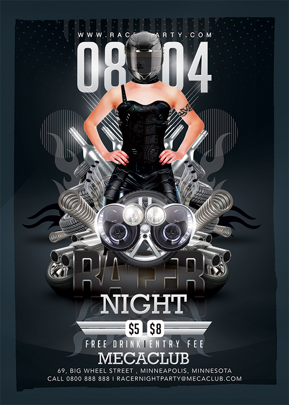 Racer Mechanics Night by n2n44