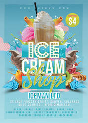 Ice Cream Shop Flyer by n2n44