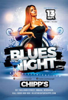 Blues Night Flyer