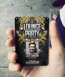 ID Card Lounge Club Badge by n2n44
