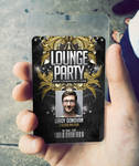 ID Card Lounge Club Badge by n2n44