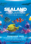 Aquarium Sea Land Flyer by n2n44