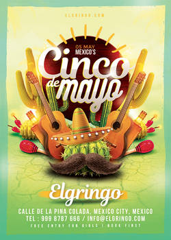 Mexico Cinco De Mayo Flyer