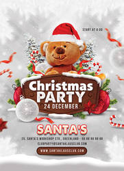 Christmas Party Club Flyer