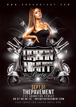 Urban Night Party Flyer