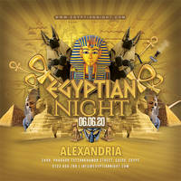 Themed Egyptian Night Party Flyer