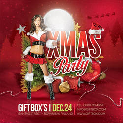 Christmas Party Flyer by n2n44