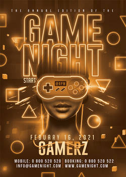 Game Night Flyer