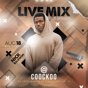 DJ Live Mix Night Flyer