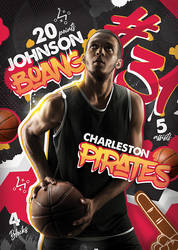 Basketball Player Record Flyer by n2n44