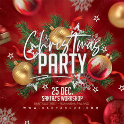 Christmas Party Flyer 2021 by n2n44