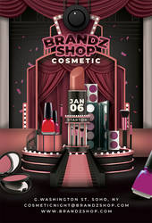 Make Up And Cosmetics Beauty Shop Flyer