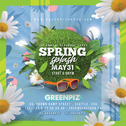 Spring Season Party Flyer by n2n44