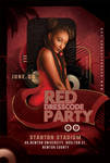 Red Dresscode Party Flyer by n2n44