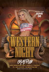 Country Music Western Night Flyer by n2n44