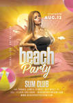 Beach Party Flyer by n2n44