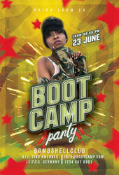 Boot Camp Party Flyer Template